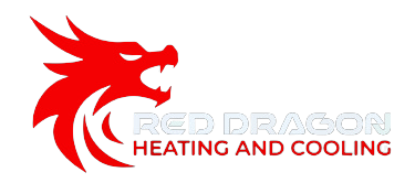Red Dragon Heating and Cooling Logo with Tagline - Gloversville NY HVAC