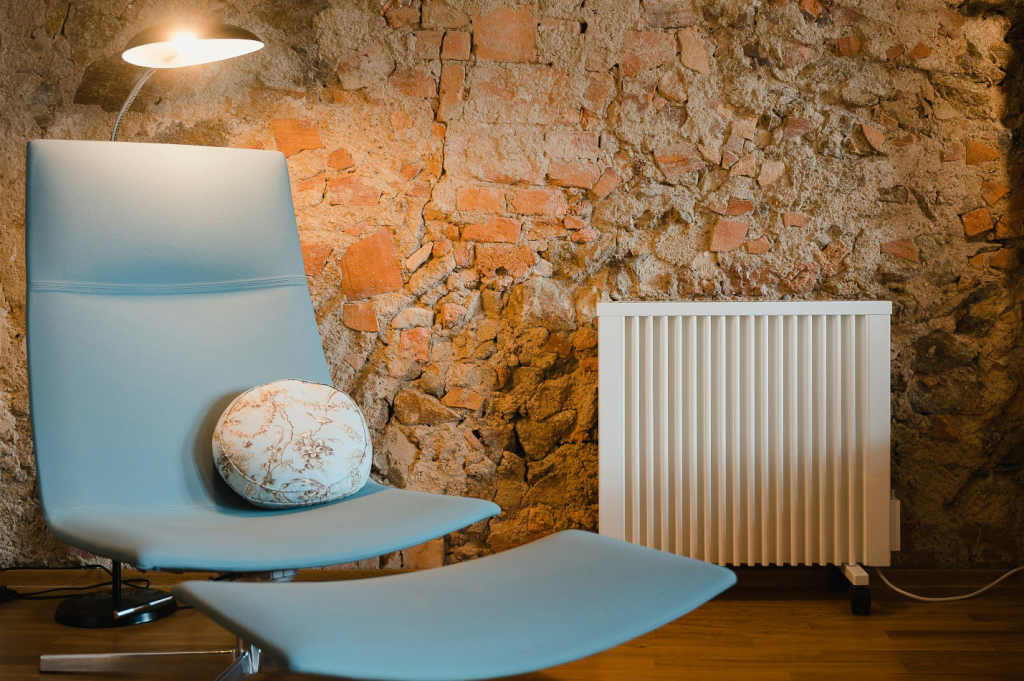 A heater in a home in Johnstown.